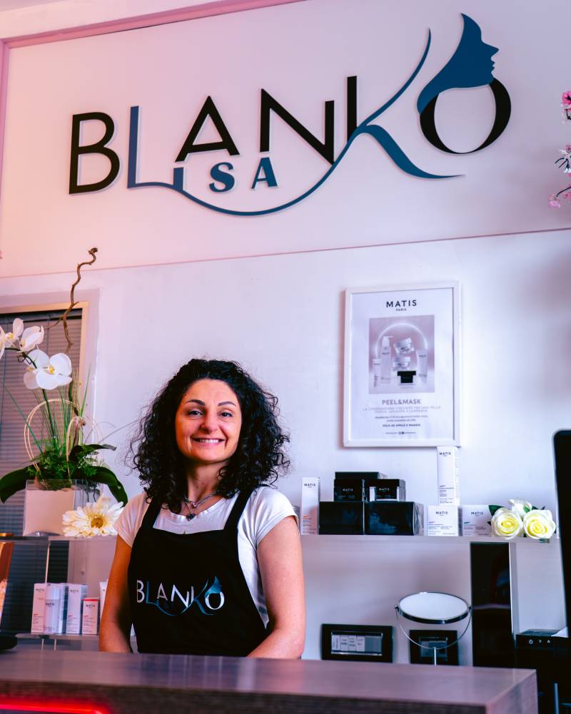 Lisa proprietaria di Blanko